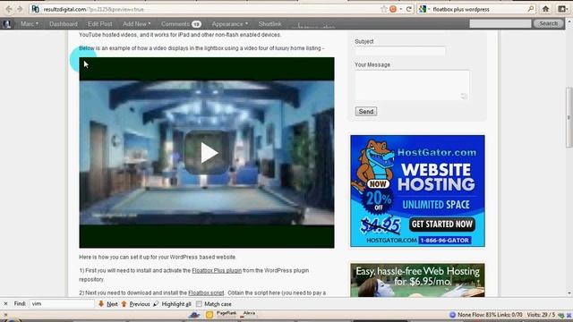 Setting up Floatbox Plus on WordPress смотреть онлайн