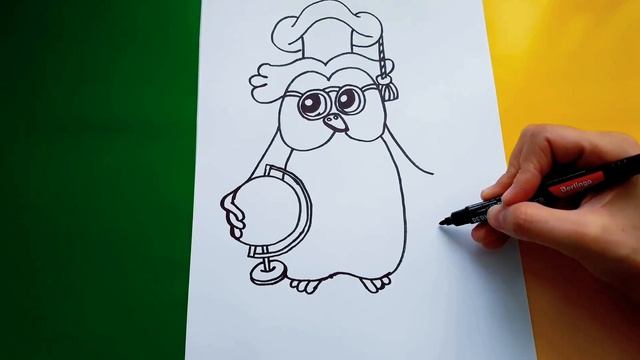 РИСУНОК НА ДЕНЬ УЧИТЕЛЯ/ Как нарисовать Сову/ПОЭТАПНО/Teacher's day DRAWING/ how to draw an OWL смотреть онлайн