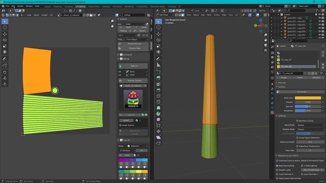 Blender - Color ID Map: Pillar(TIMELAPSE) смотреть онлайн