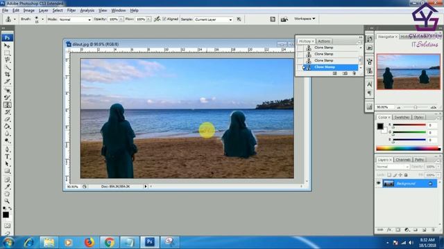 Fungsi Clone Stamp Tool & Pattern Stamp Tool Adobe Photoshop - Pertemuan14 смотреть онлайн