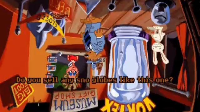 WPSTV - Sam & Max Hit the Road Walkthrough: Part 11 Ball of Twine 4 Mystery Vortex 2 Frog Rock смотреть онлайн