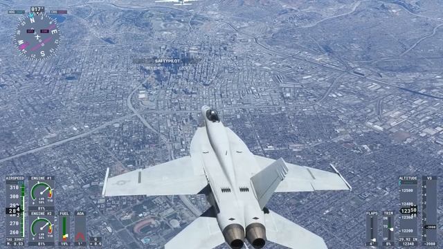 Intercepting Random Airliners in Flight Simulator Multiplayer смотреть онлайн