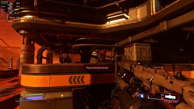 doom manjaro linux 4k 60 fps from 2k 60 fps amd fsr ryzen 5600x rx6600 xt смотреть онлайн