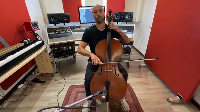 How to recording Cello With Neumann KM 184 | Bach Cello Suite n.1 | Preludio смотреть онлайн