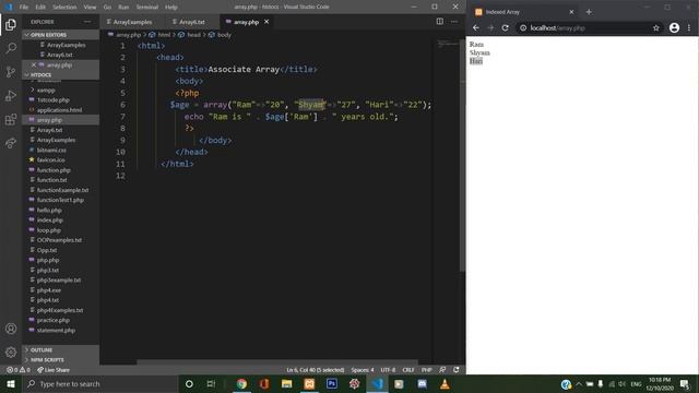 PHP Arrays | PHP for Beginners in Nepali смотреть онлайн