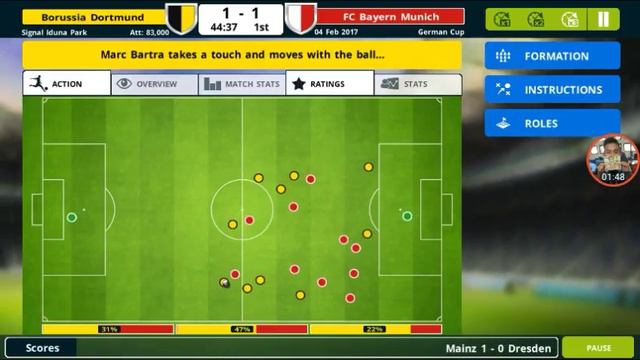 Borussia Dortmund vs Munich - Champ Man 17 смотреть онлайн