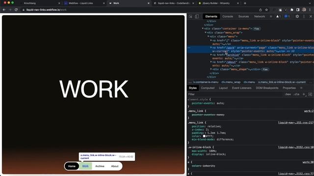 Building a Liquid Nav in Webflow смотреть онлайн