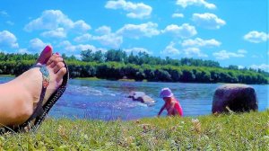 День рожденья и подарки, наши летние дни в деревне!