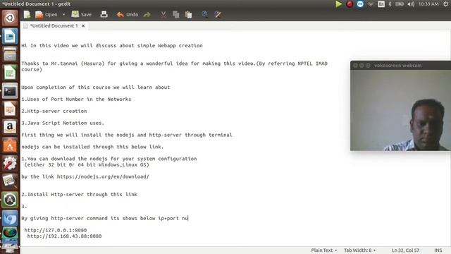 A Simple Web Application Creation through Nodejs and Http-Server смотреть онлайн