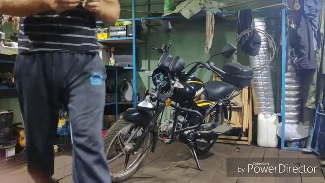 Светодиодная лампа с АлиЭкспресс на мопед Альфа