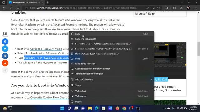Windows does not Boot after Hypervisor Platform or SVM Mode is Enabled смотреть онлайн