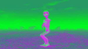 Танец зеленого человечка