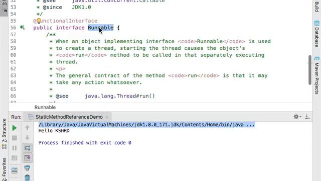 Java Static Method Reference смотреть онлайн