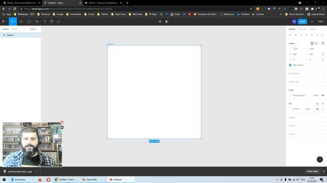Como criar imagens com tamanho personalizado usando FIGMA смотреть онлайн