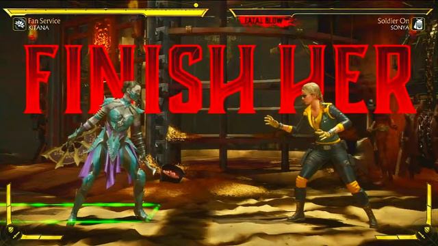 MK11 Switch Fatality TUTORIAL KITANA #fatality #nintendoswitch #mk11
