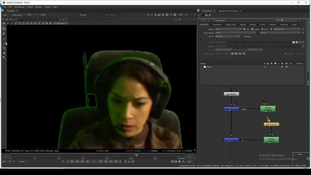 Nuke tutorial – How to remove green screen using Keyer node [HINDI] class 02 part 01 смотреть онлайн