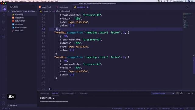 Smooth Loading Animation using GSAP and AnimeJS + Video Background + Fully Responsive смотреть онлайн