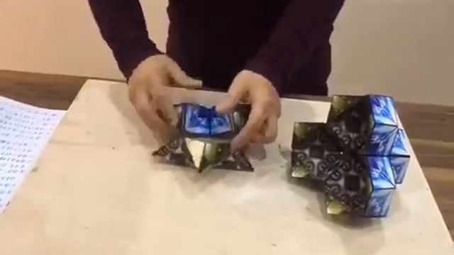 головоломка-трансформер Евклидов куб 4 стихии (Euclidean Cube 4in1) смотреть онлайн