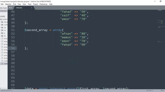 PHP Array Functions -10 (array_intersect_assoc()) смотреть онлайн