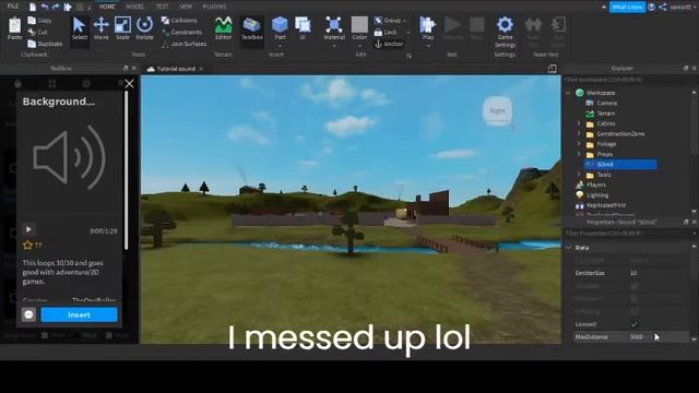 How to play background music in roblox studio смотреть онлайн
