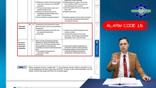 Alarm Code | Error 11, 12, 13, 15, 16, 18 Servo Driver (A5-A6) PANASONIC แต่ละโค้ดคืออะไรบ้าง