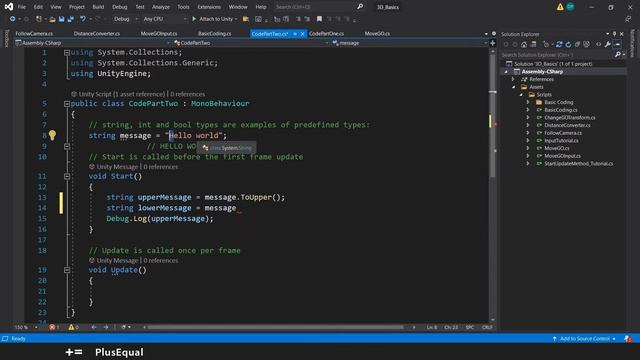 Learn to Code UNITY C# 12: How to Make Your Text Appear in Lowercase With .ToLower() смотреть онлайн