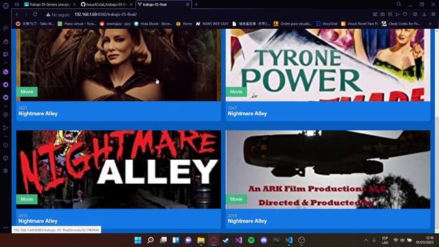 Trabajo 05 - VUE .js - Web Funcionando - 220790768 смотреть онлайн