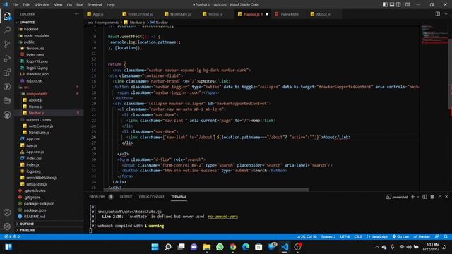 uselocation hook in react.js | How to get Routes using it? | Complete MERN Course in hindi #58 смотреть онлайн