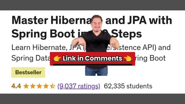 Master Hibernate and JPA with Spring Boot in 100 Steps смотреть онлайн