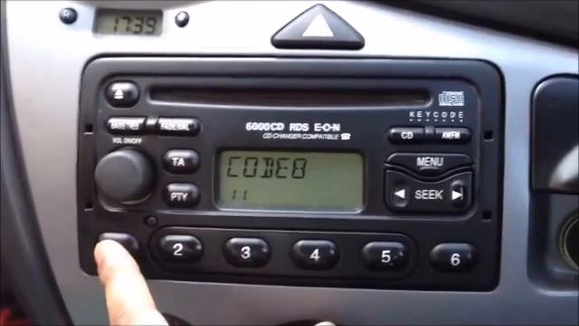 How To Unlock Ford Focus Radio Code Entering Process смотреть онлайн