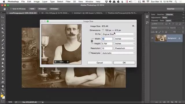 33 Photoshop CC Crash - Image Size смотреть онлайн
