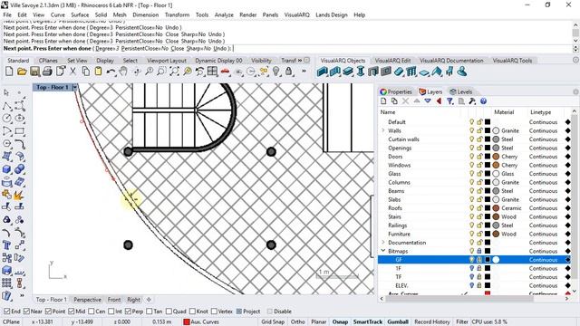 VisualARQ 2 tutorial - 2.1 Ground floor Slabs смотреть онлайн