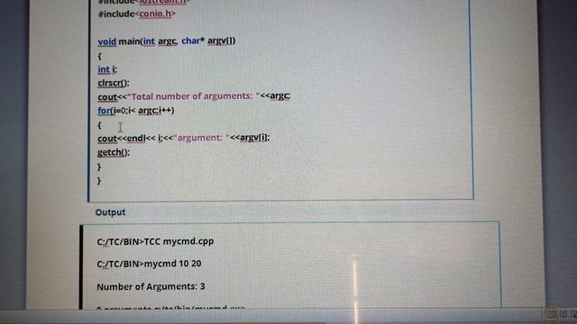 Command line arguments in C++ смотреть онлайн