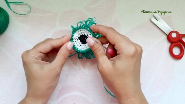 Мочалка-игрушка "лягушка",связана крючком,подробный МК!!! смотреть онлайн