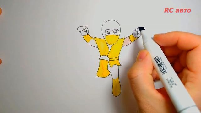 Как нарисовать Скорпион / how to draw a Scorpion смотреть онлайн