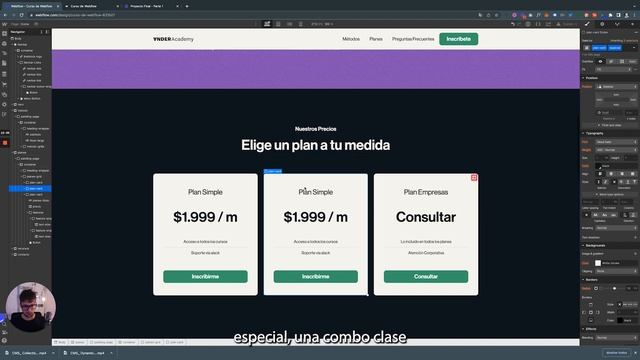 Diseña una web de 0 en Webflow 02 - Curso completo de Webflow en español. Episodio 21 смотреть онлайн
