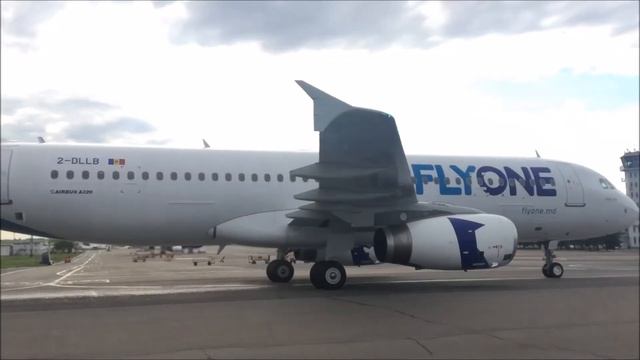 FLY ONE Airbus A320 ER-00001 // Chisinau Airport смотреть онлайн