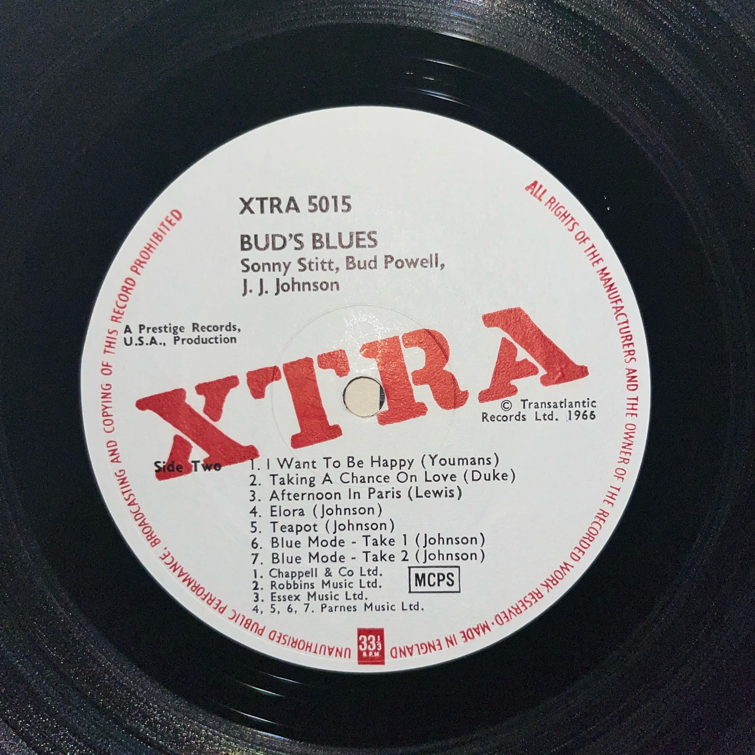 Bud Powell, Sonny Stit - Bud's Blues (Side Two) смотреть онлайн