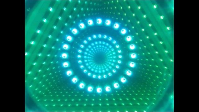 Infinity mirror with Adafruit Neopixels смотреть онлайн