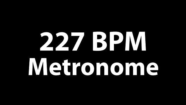 227 BPM Metronome Beat - MP3 Metronome смотреть онлайн