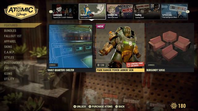Atomic Shop February 2nd Fallout 76 смотреть онлайн