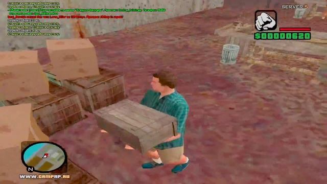 GTA Criminal Russia RolePlay ( CR:MP RP ) Первая подработка в игре смотреть онлайн