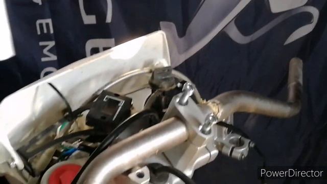 Замена руля на эндуро мотоцикле смотреть онлайн