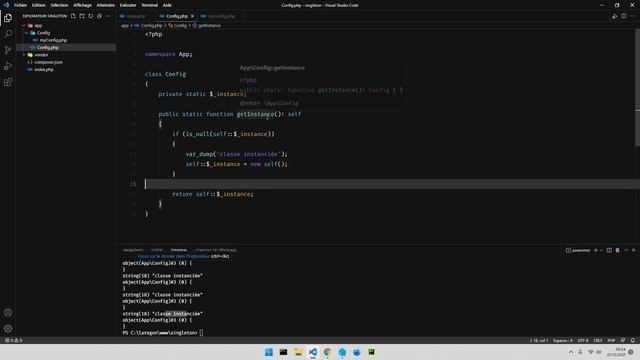 Tutoriel PHP - Pattern Singleton смотреть онлайн
