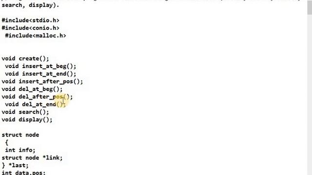 Data Structure Using 'C' (Practical no 11) смотреть онлайн