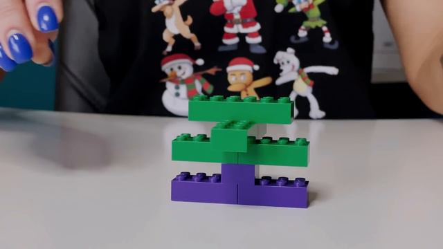 LEGO АДВЕНТ #7: собираем ёлку. Список деталей в описании смотреть онлайн