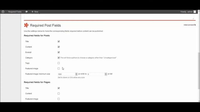 Required Post Fields WordPress Plugin смотреть онлайн
