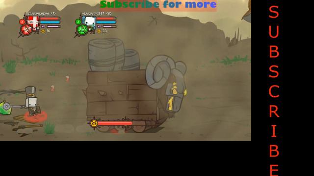 Castle Crasher Giant Barbarian attack! смотреть онлайн