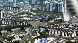 В Чечне строят небоскрёб Ахмат-тауэр