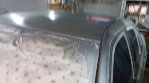 как покрасить электрокраскопультом в гаражных  условиях Мерседес